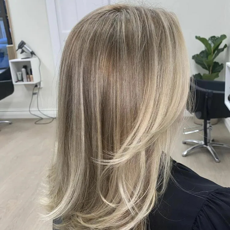 Мелирование слайсы волос