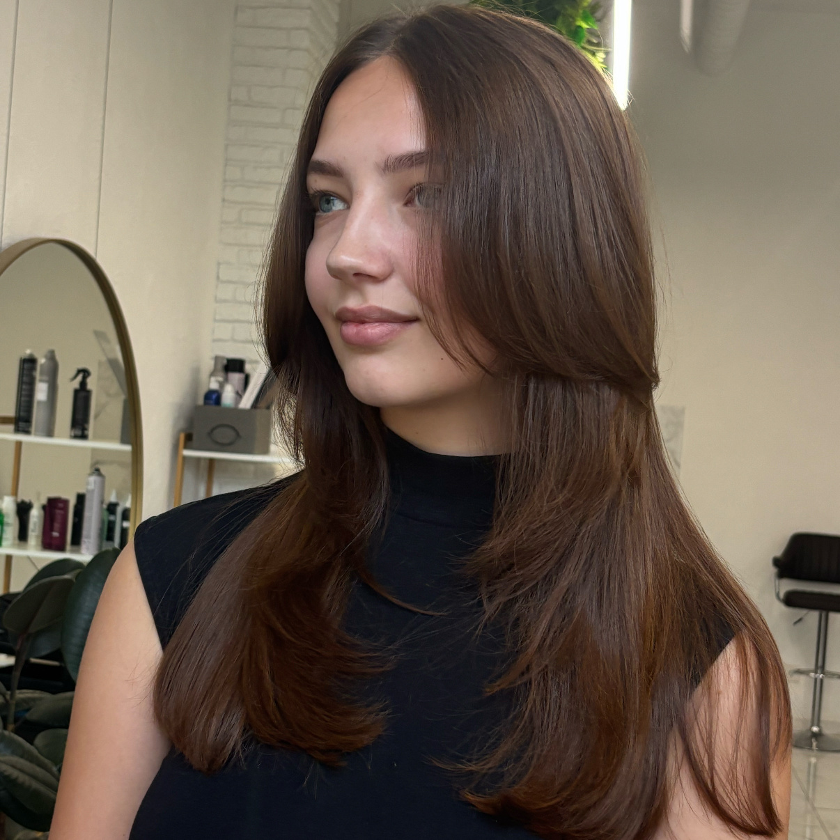 Мытье головы и сушка на брашинг