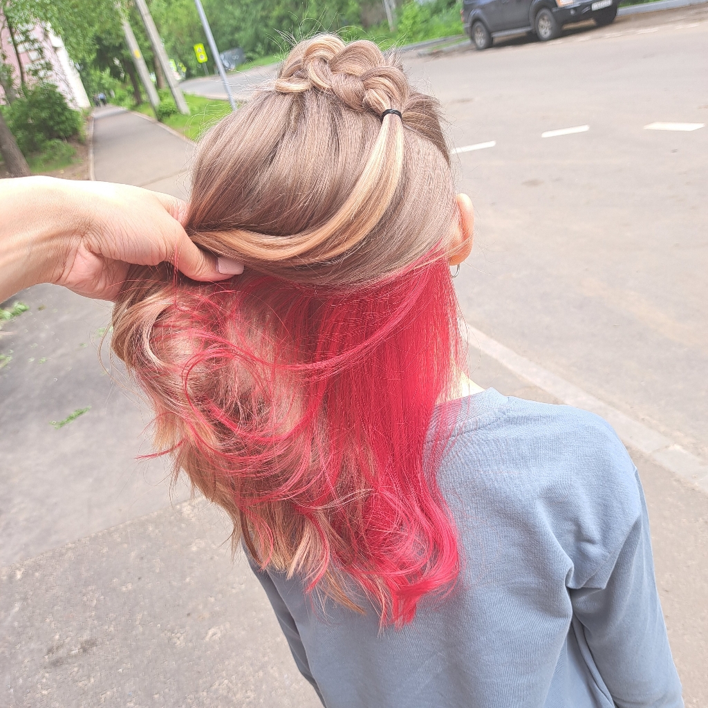 Скрытое окрашивание