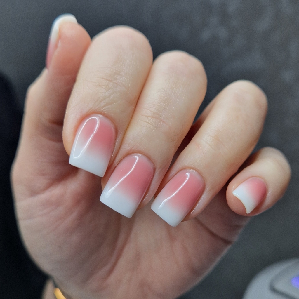 Маникюр аппаратный  + укрепление (гелем, акригелем, полигелем)+ гель-лак (длина S)