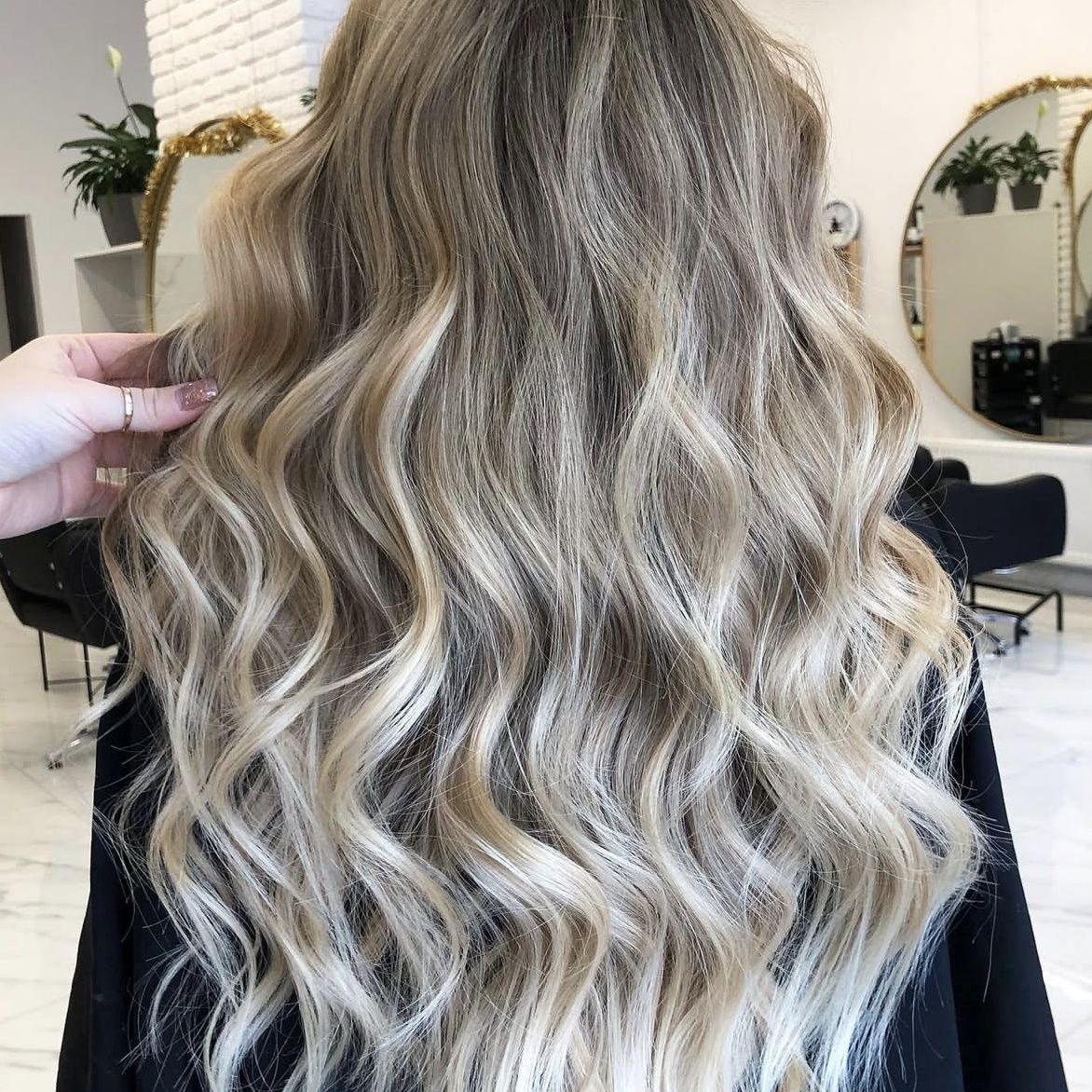 Локоны с мытьем