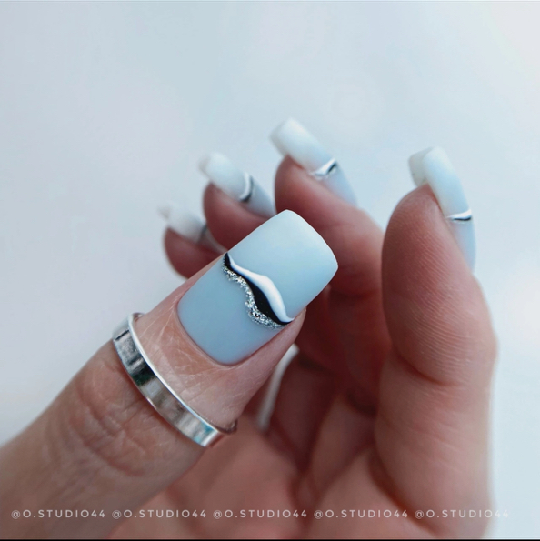 Наращивание ногтей длина 1, 2