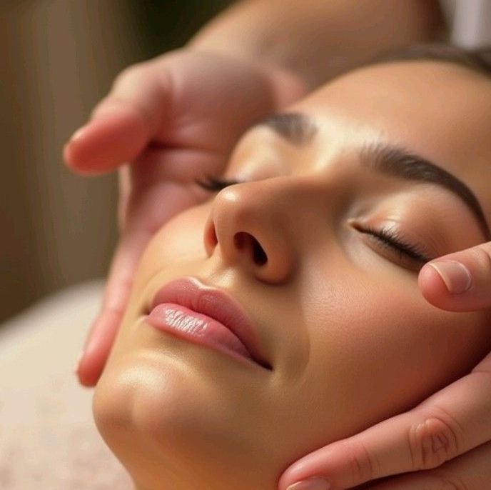 Моделирующий и расслабляющий  массаж лица