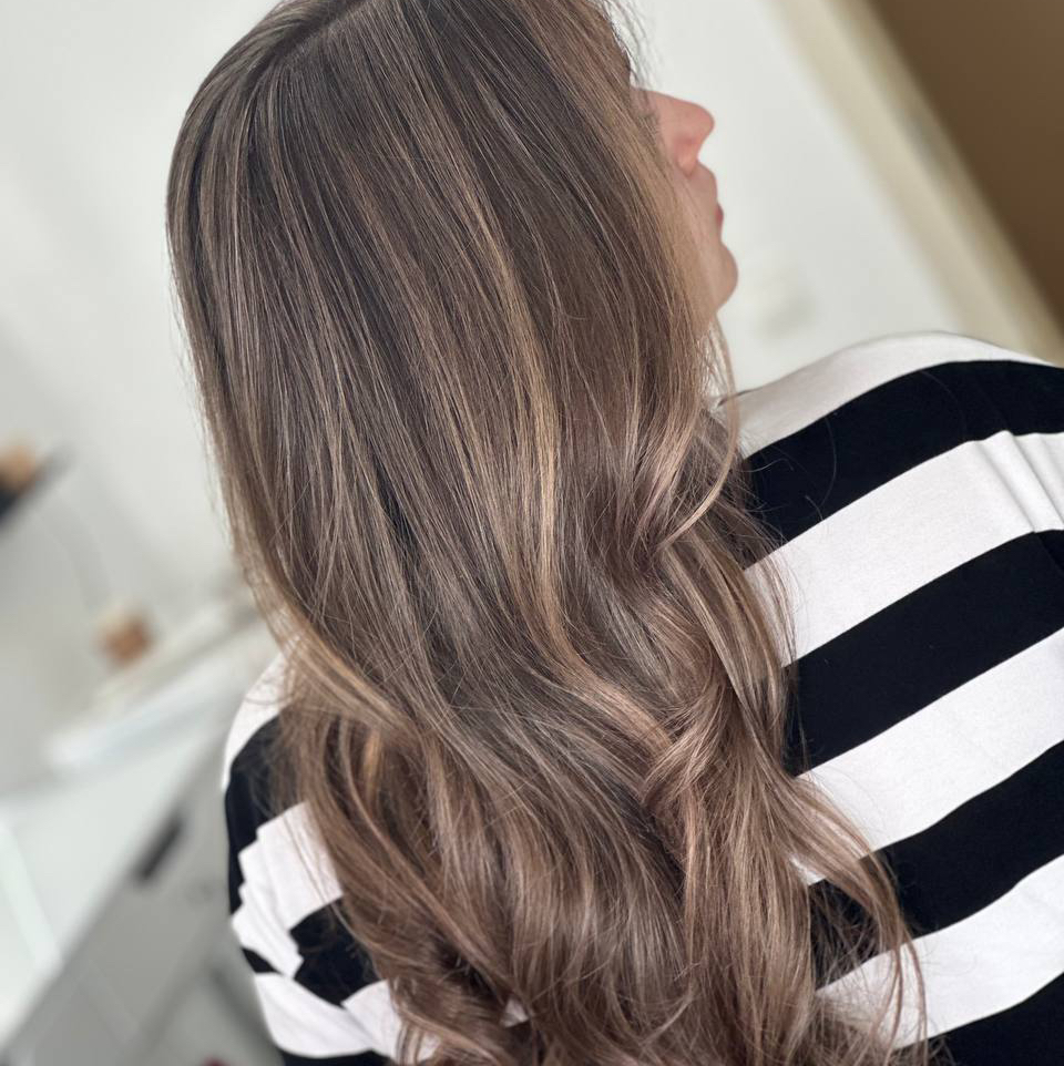 Мелирование на очень длинные волосы