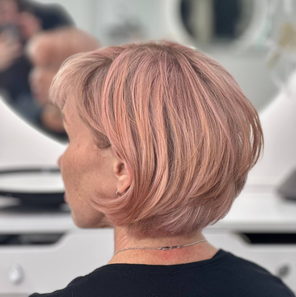 Мелирование на короткие волосы