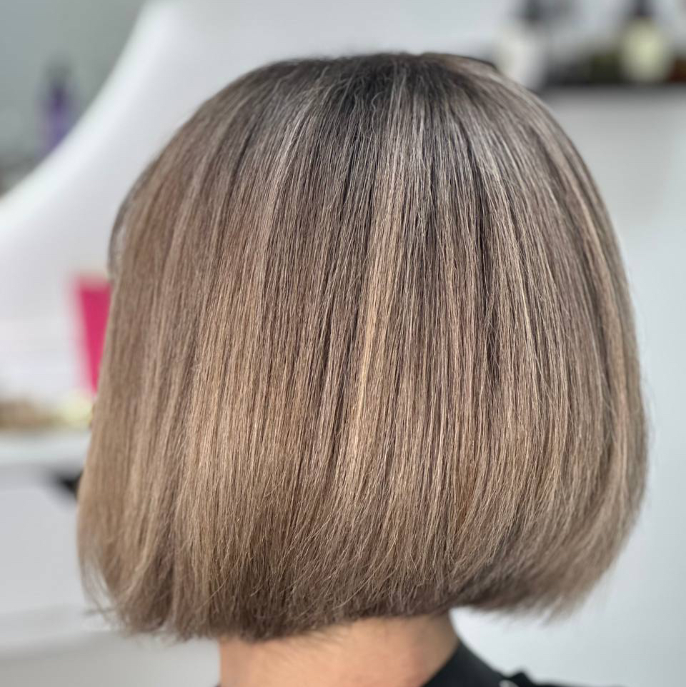 Мелирование на средние волосы