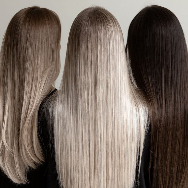 Кератиновое выпрямление челки