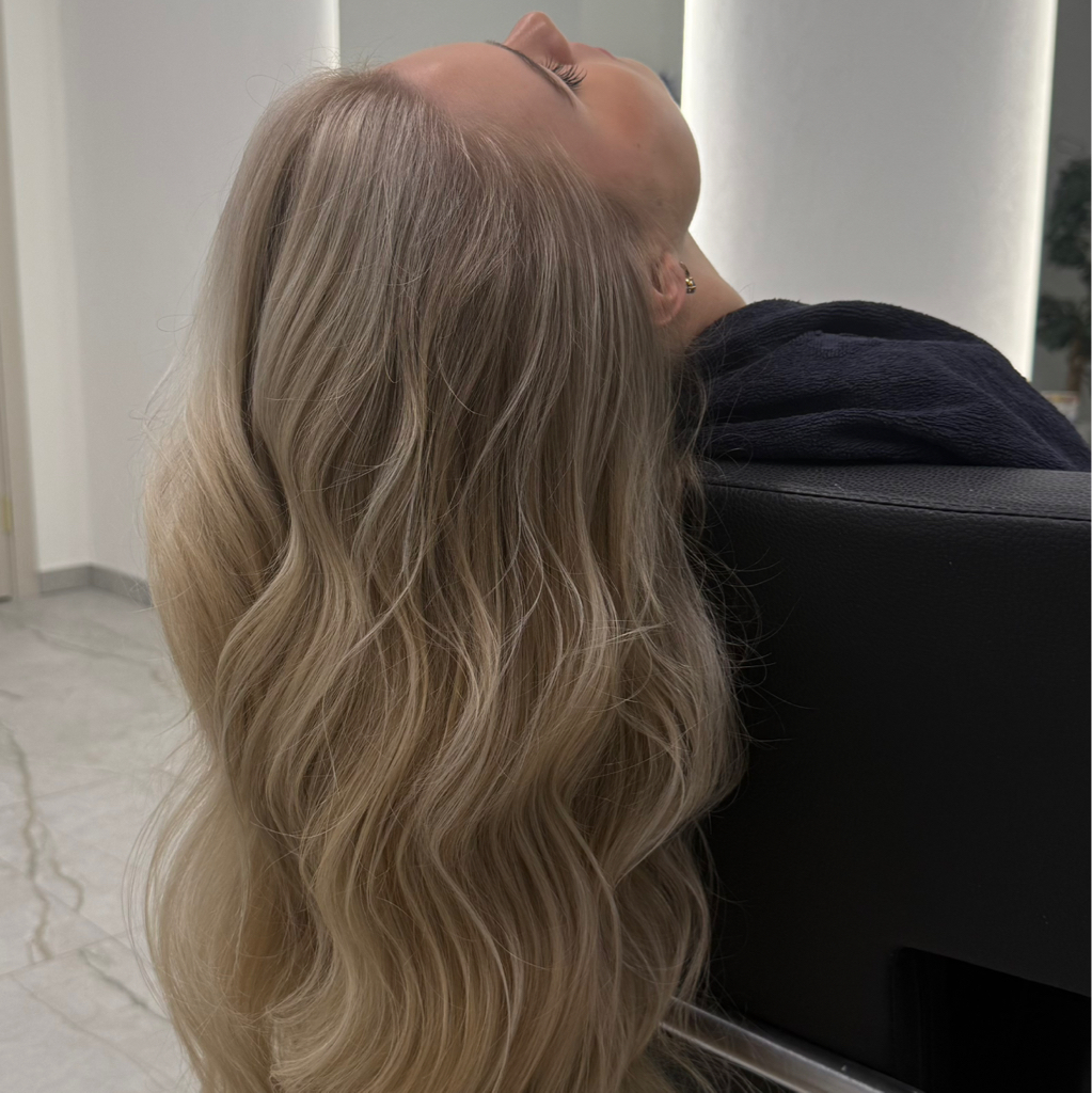 АИРТАЧ — стандарт (на Wella Blondor) длинный волос до плеч