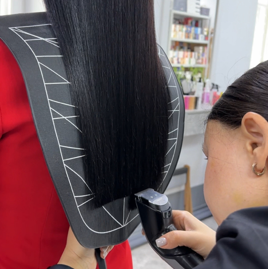 Подравнивание кончиков машинкой