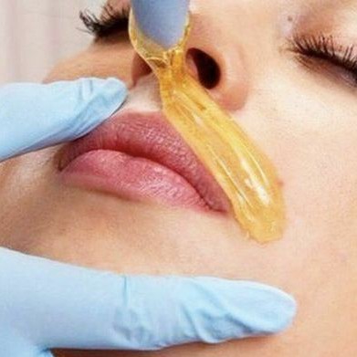 Шугаринг "над верхней губой "