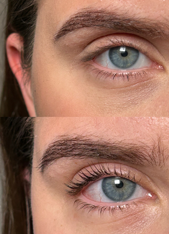 Двойное ламинирование (верхние и нижние ресницы)