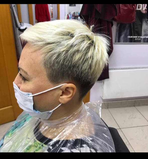 Стрижка женская на короткие волосы