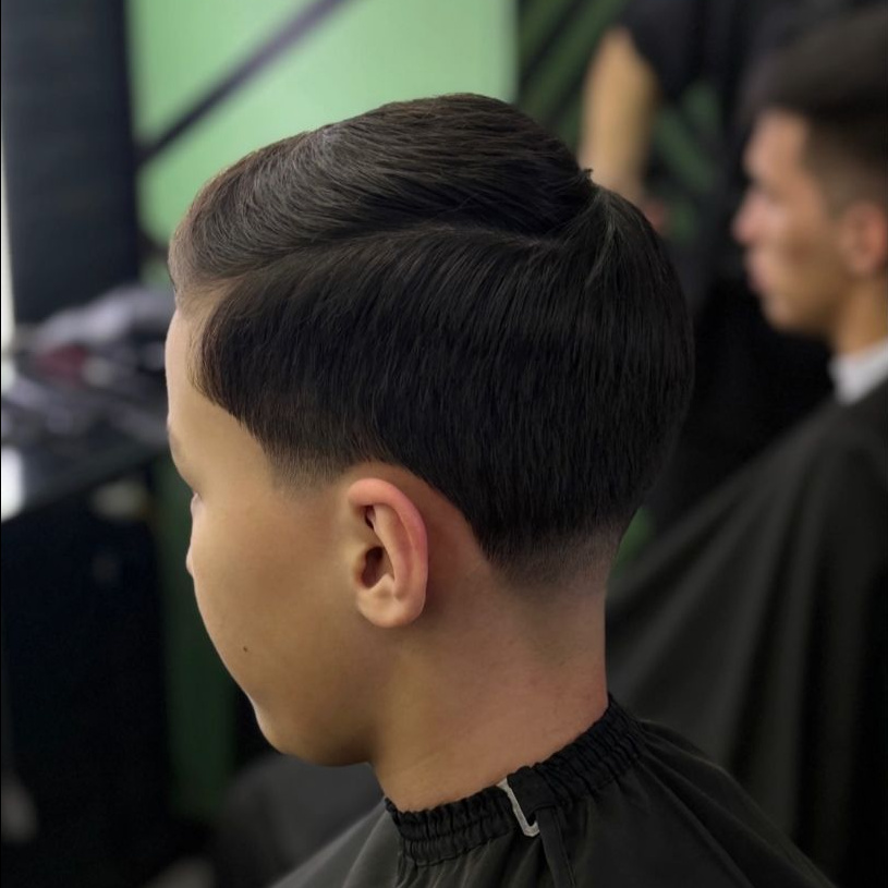 Детская стрижка, до после мойка головы, укладка