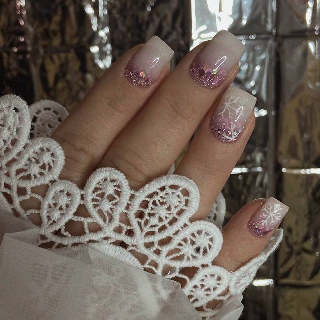 Комплекс 10. Снятие, маникюр, покрытие гель-лак + градиент на все ногти