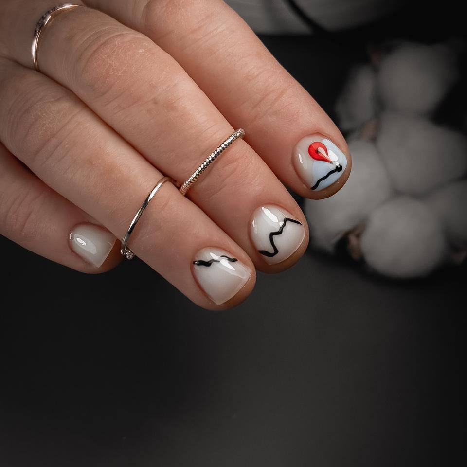 Комплекс 13. Снятие, маникюр, покрытие гель-лак + простой дизайн