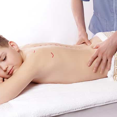 Массаж для здоровой осанки 7-14 лет (40 минут)