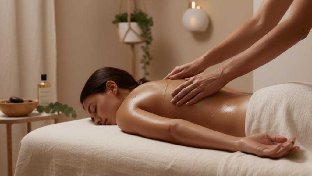 Общий массаж тела