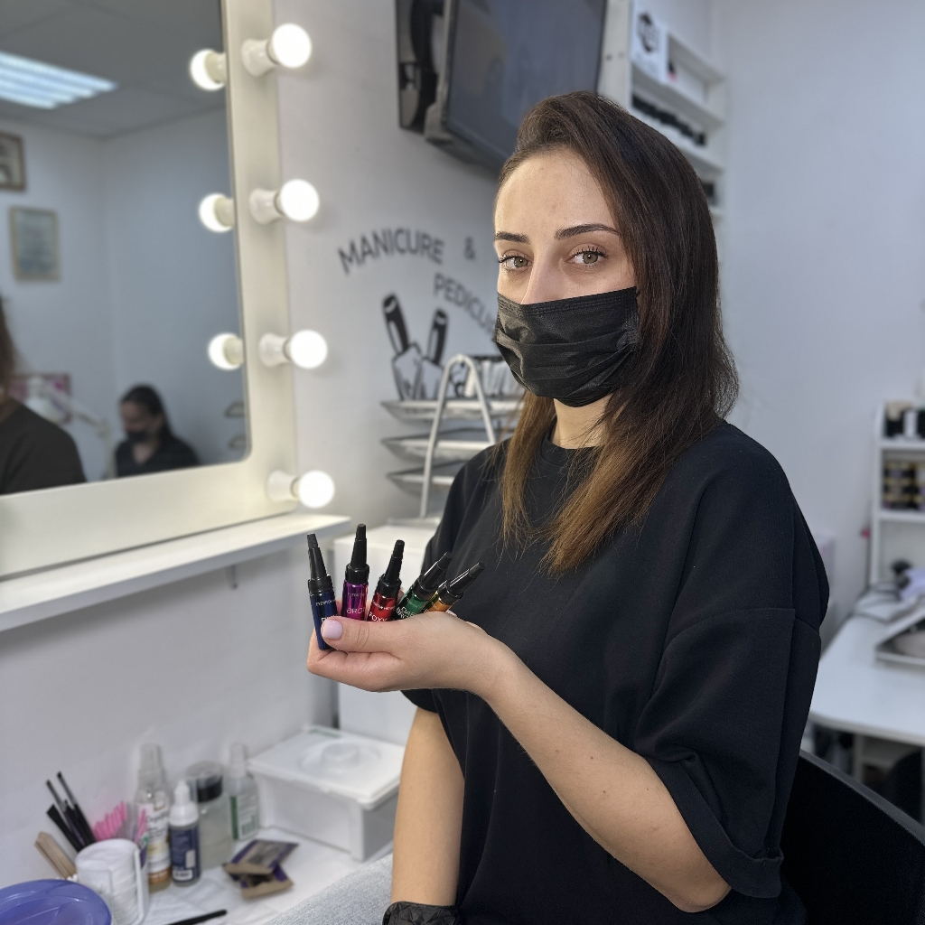 Окрашивание Бровей Хна