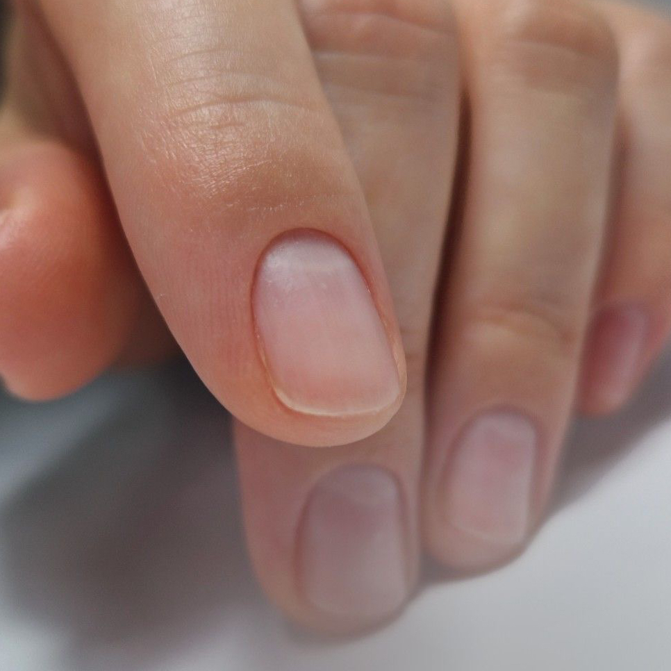 Маникюр комбинированный без покрытия