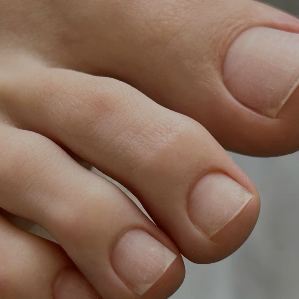 Экспресс педикюр обработка пальчиков без покрытия