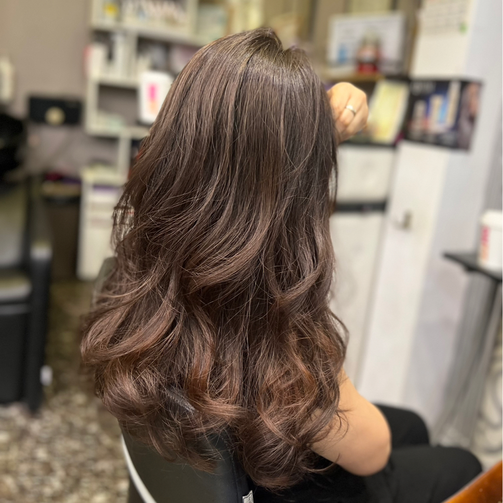 Укладка волос (длинные волосы от лопаток )