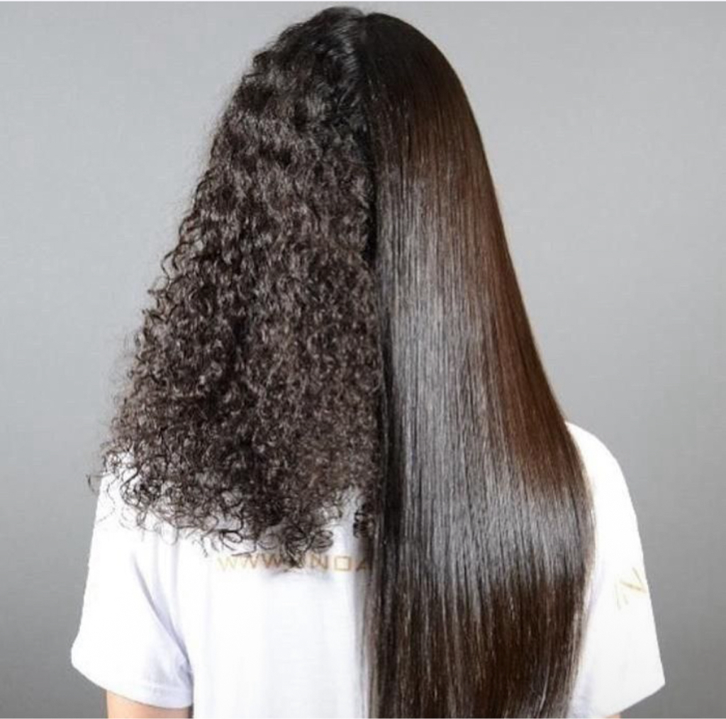 Кератиновое выпрямление волос (до 30см)