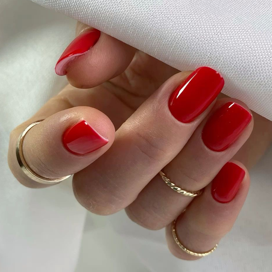 Коррекция ногтей с восстановлением формы и пластины