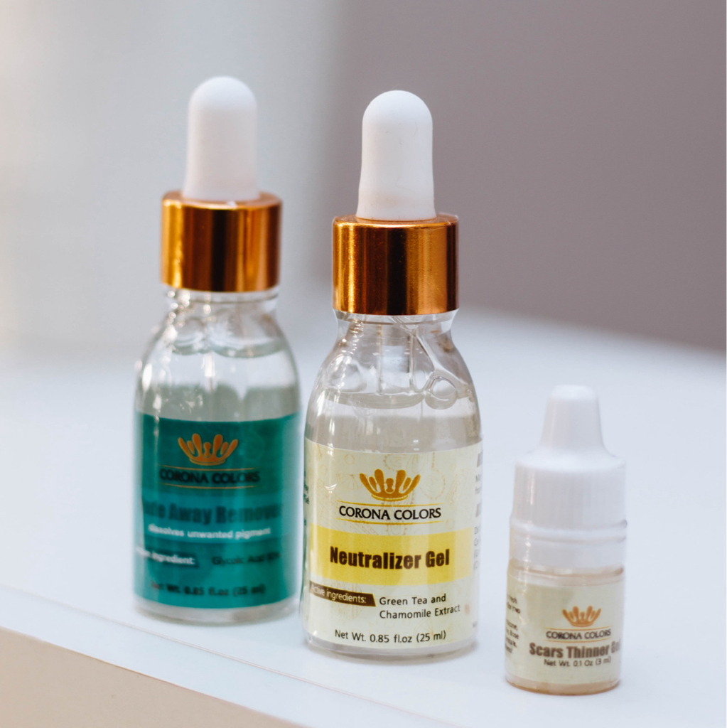 Удаление татуажа ремувером