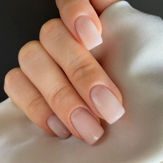 Короткие ногти NUDE (длина 0-4 мм)