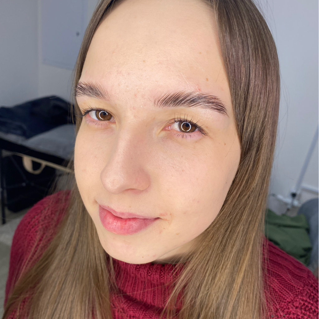 Долговременная укладка бровей ( полный комплекс )