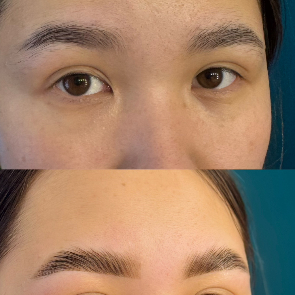 Коррекция бровей