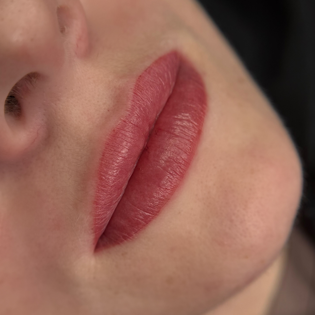 Перманент Губы пудровое напыление