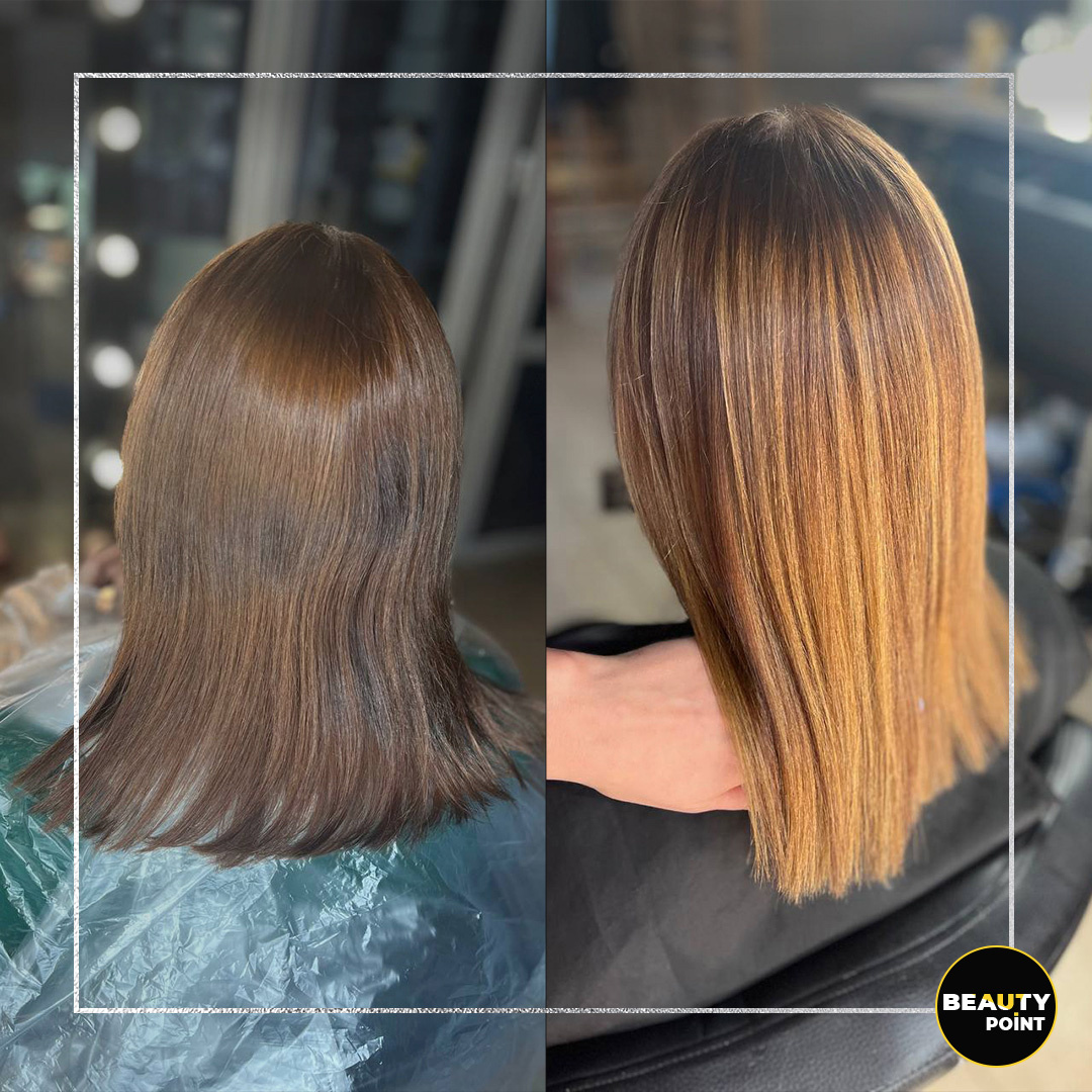 Вывод из тёмного цвета - окрашивание волос