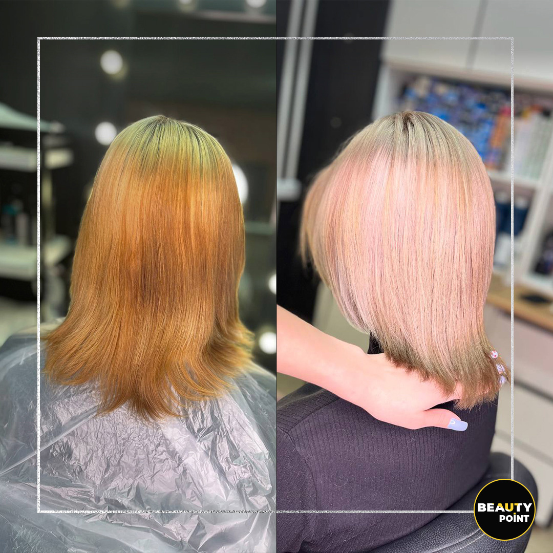 Исправление неудачного окрашивания волос