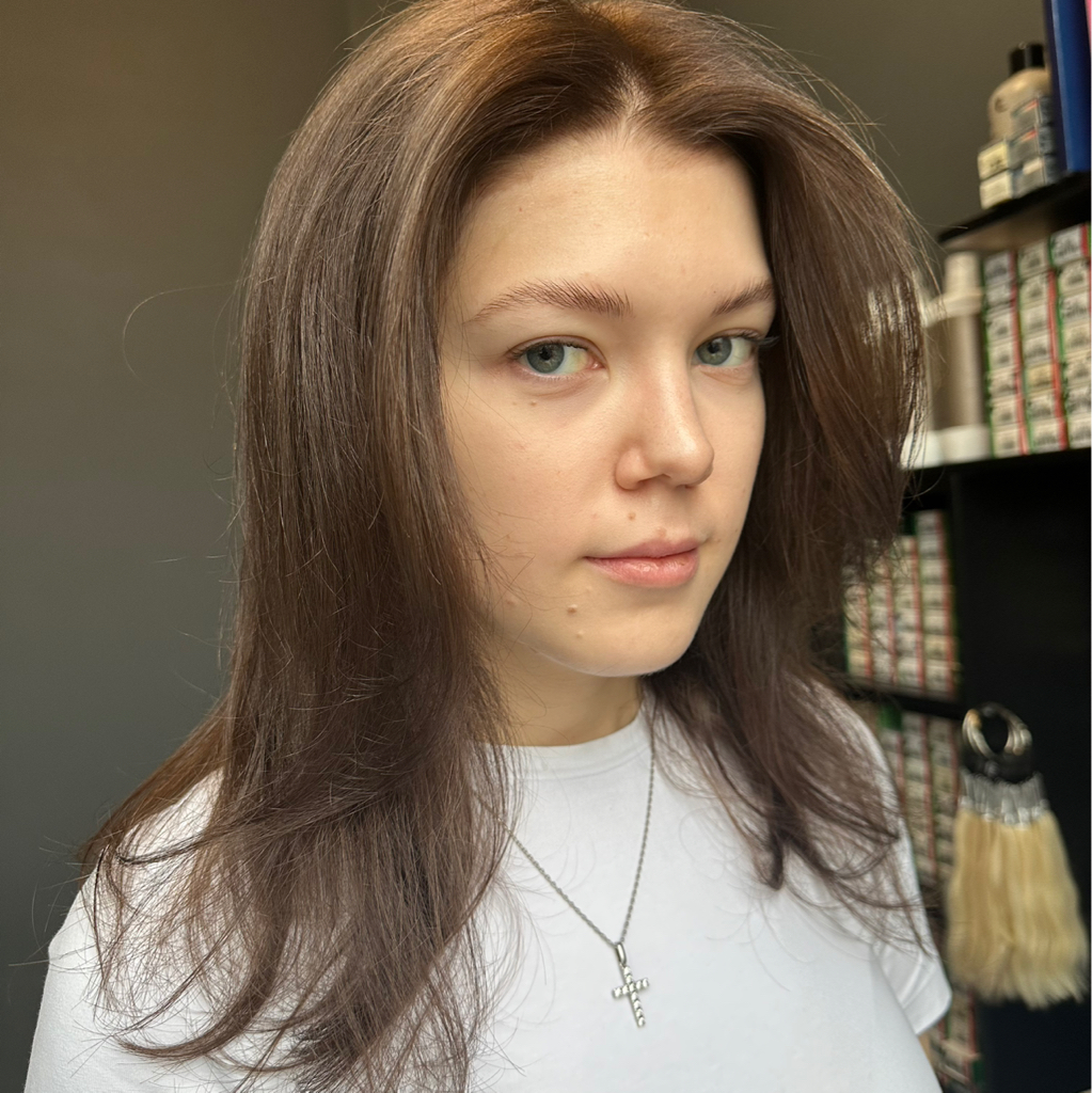 Тонирование (волосы средней длины)