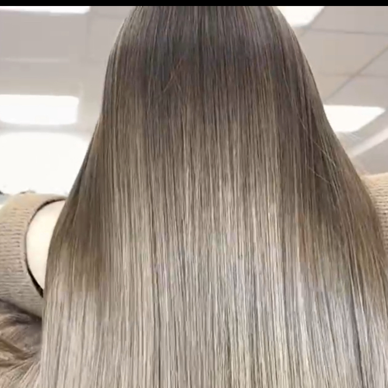 Кератиновое выпрямление/ ботокс ( средние волосы )