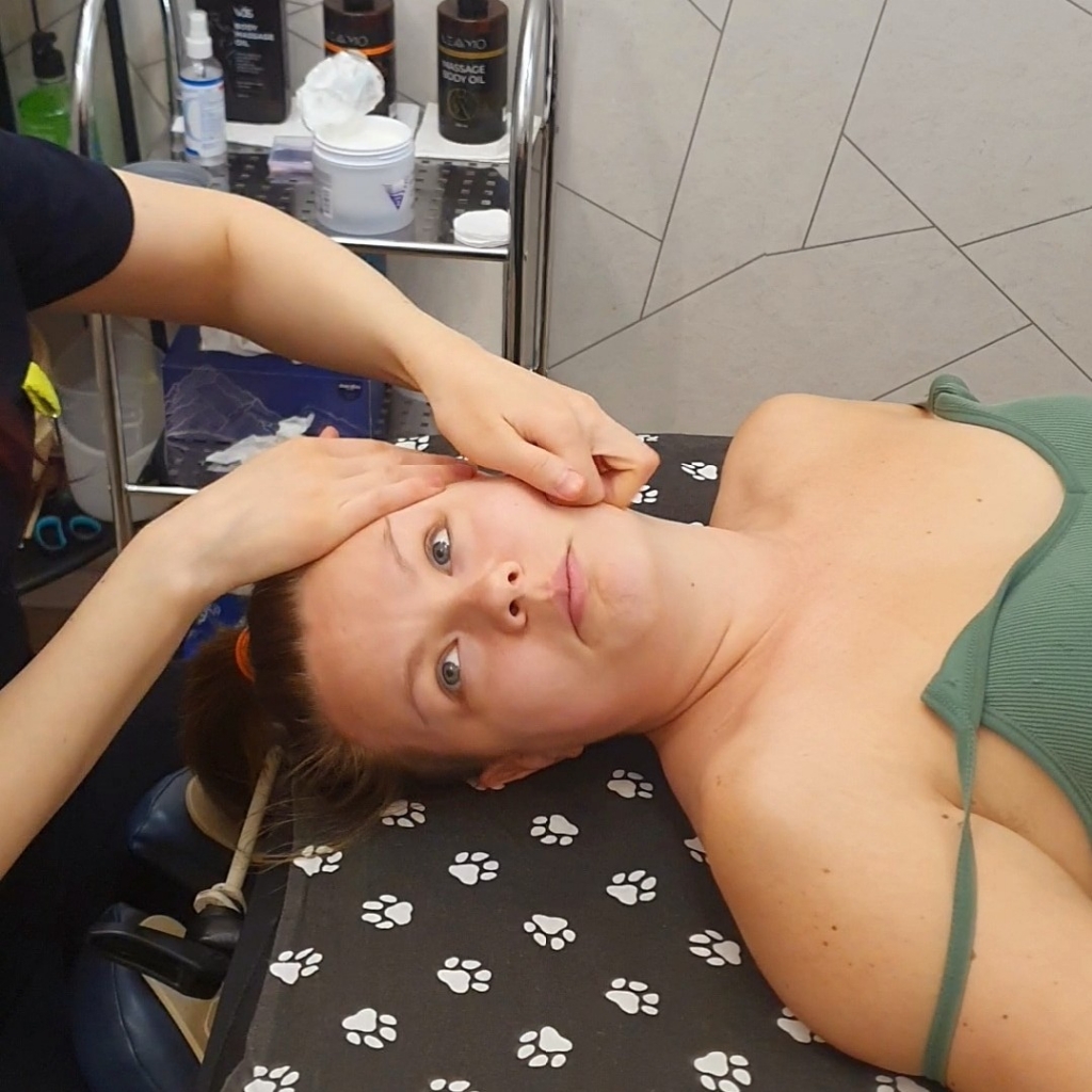 Массаж лица скульптурный