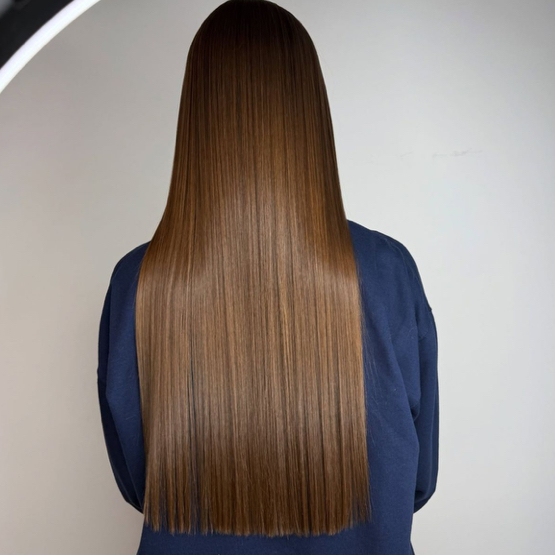 Стрижка кончиков( прямой срез)