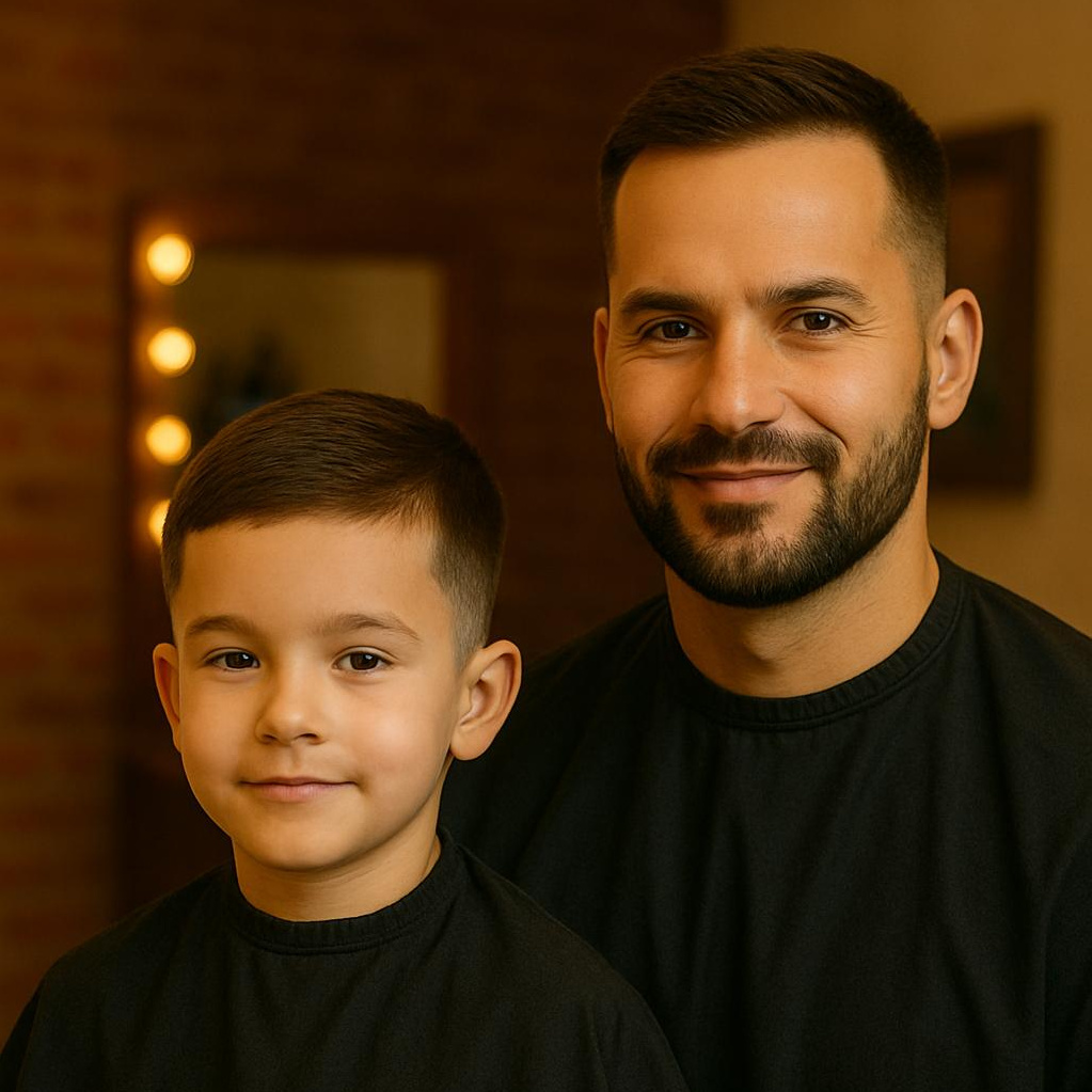 Папа + сын