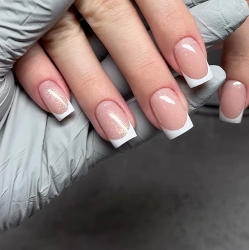 Маникюр комплекс + дизайн (френч, втирка )