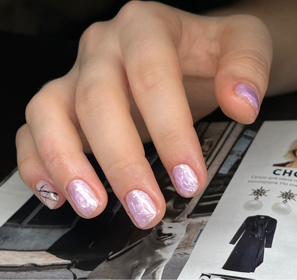 Маникюр с покрытием гель лак