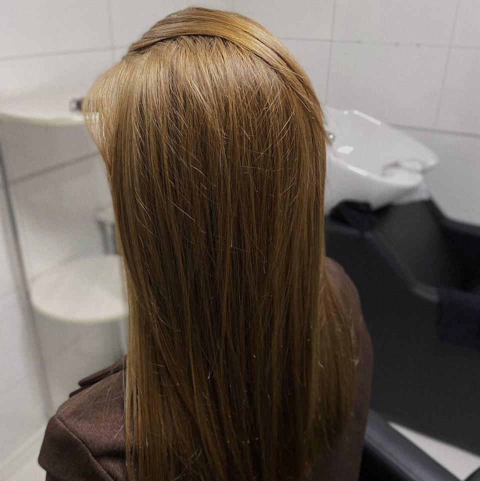 Окрашивание в один тон