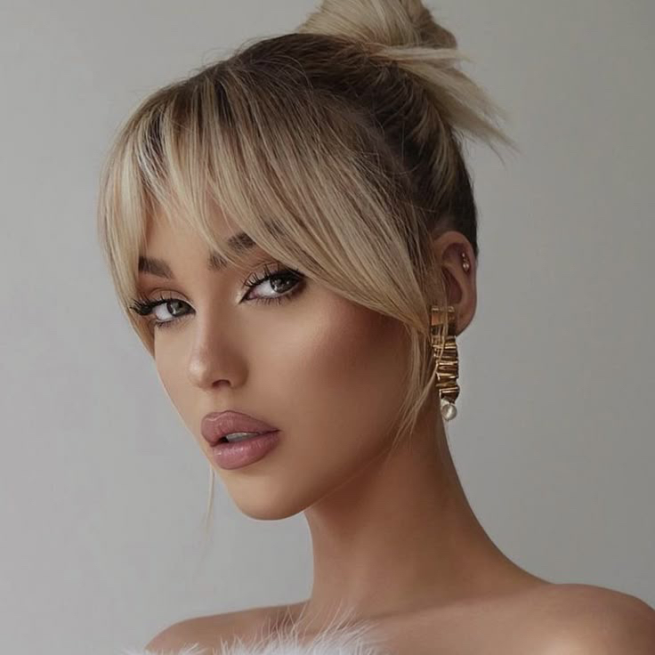 Оформление челки