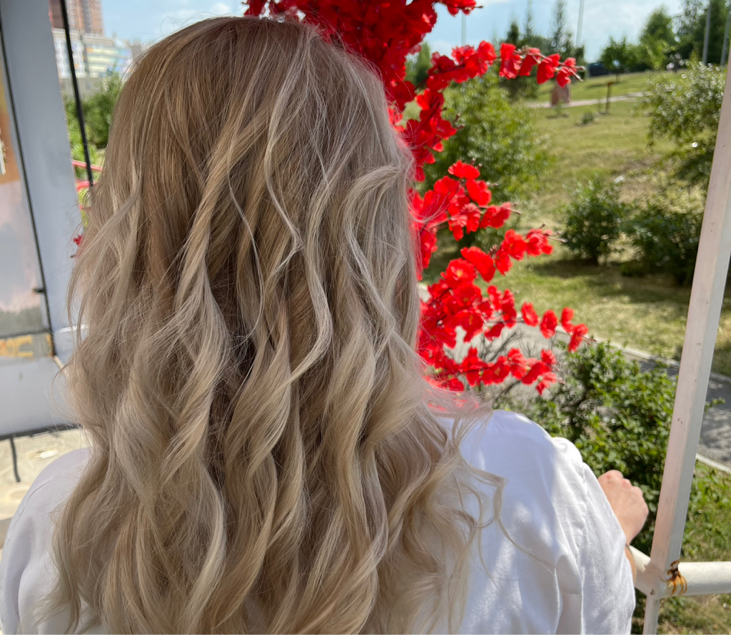 Укладка локоны