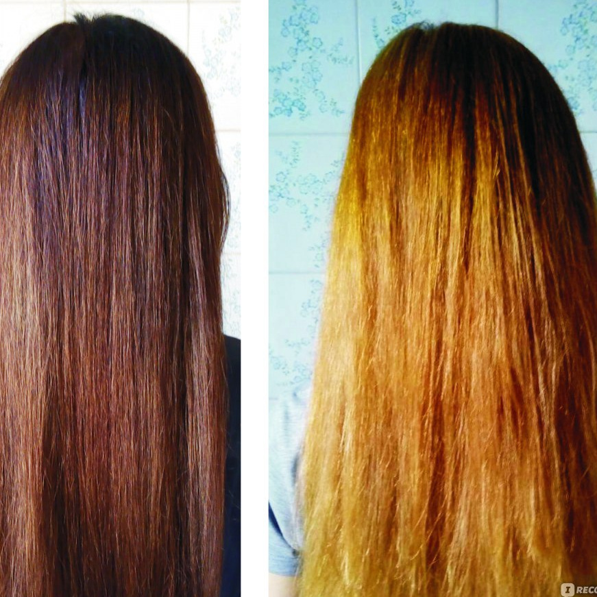 Кислотная Смывка на длиные волосы