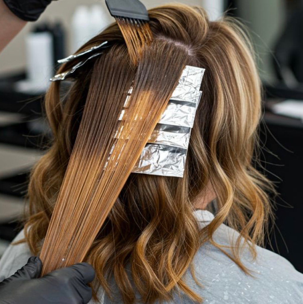 Сложное окрашивание средние (до плеч)