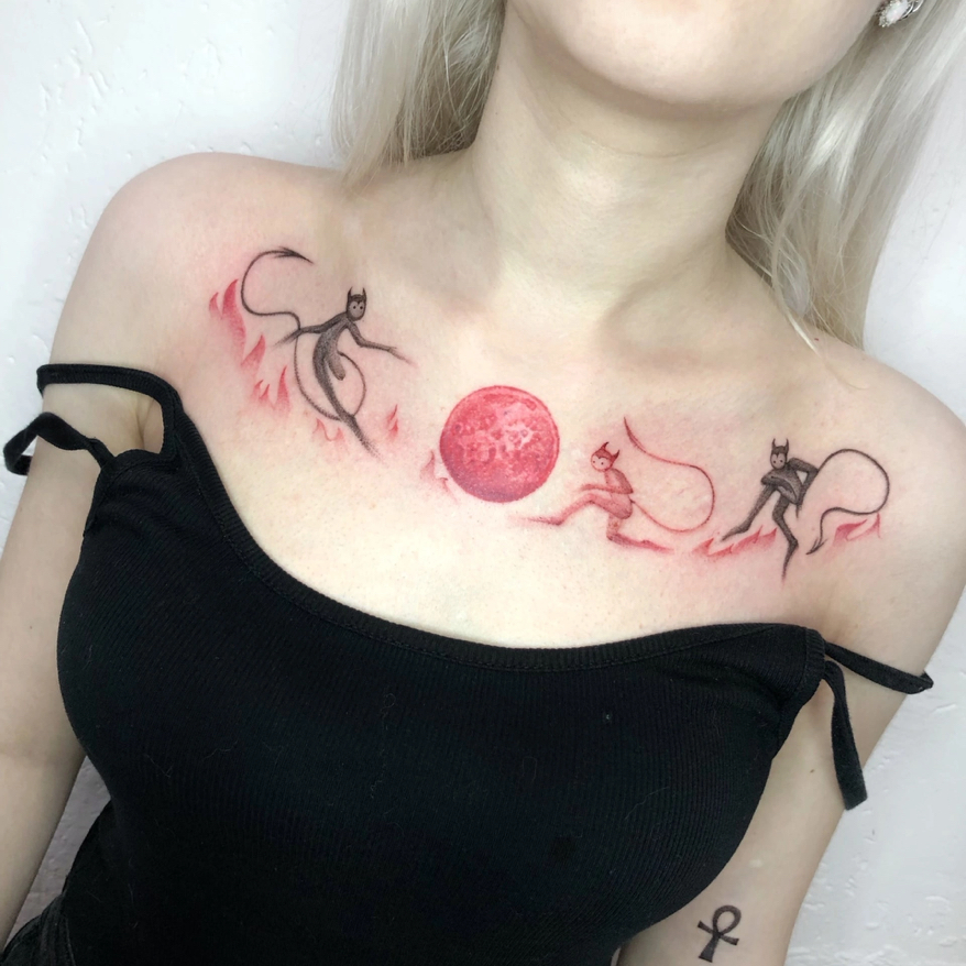 Коррекция тату