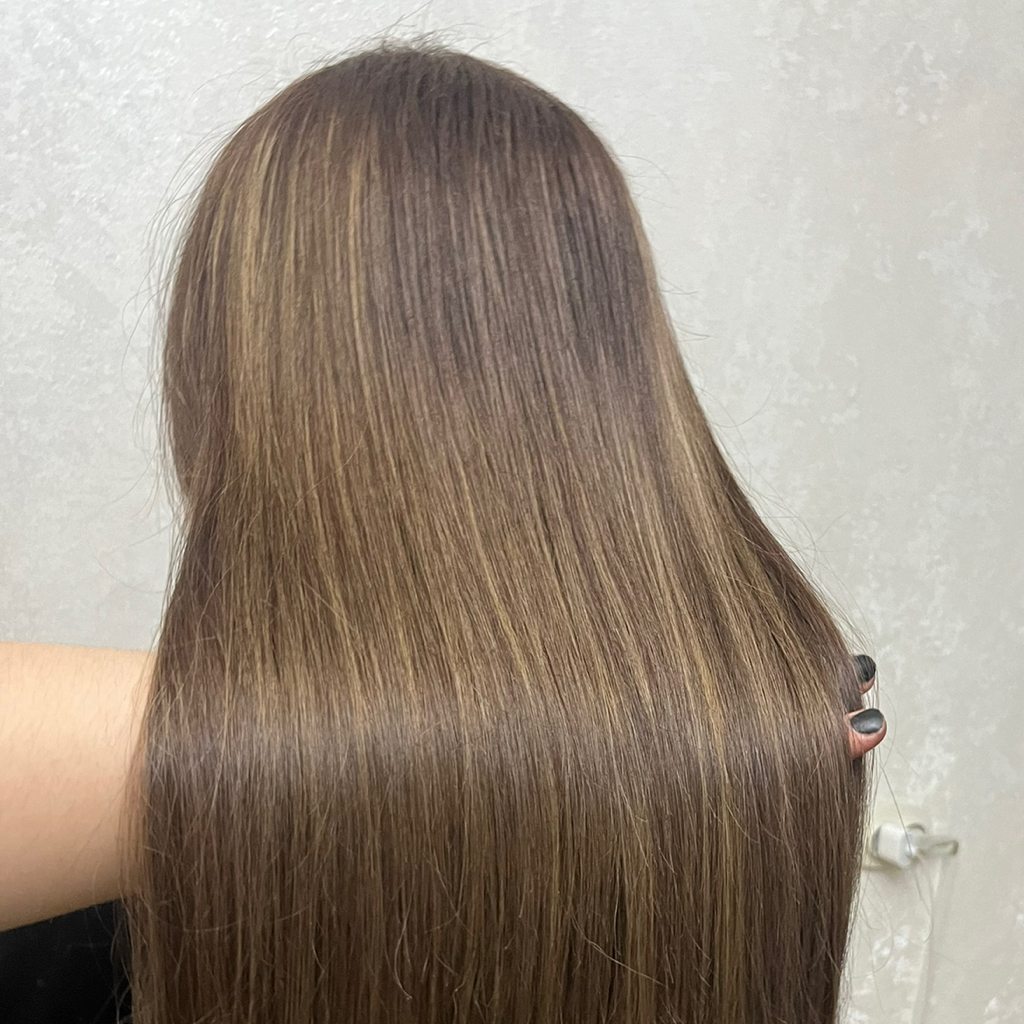 техника «бразильский блонд»