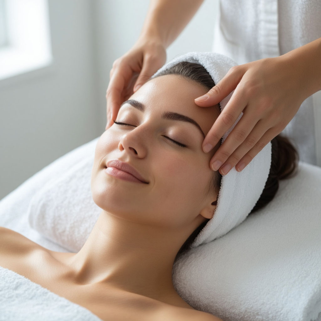 1 из 5 сеансов ручного массажа по лицу