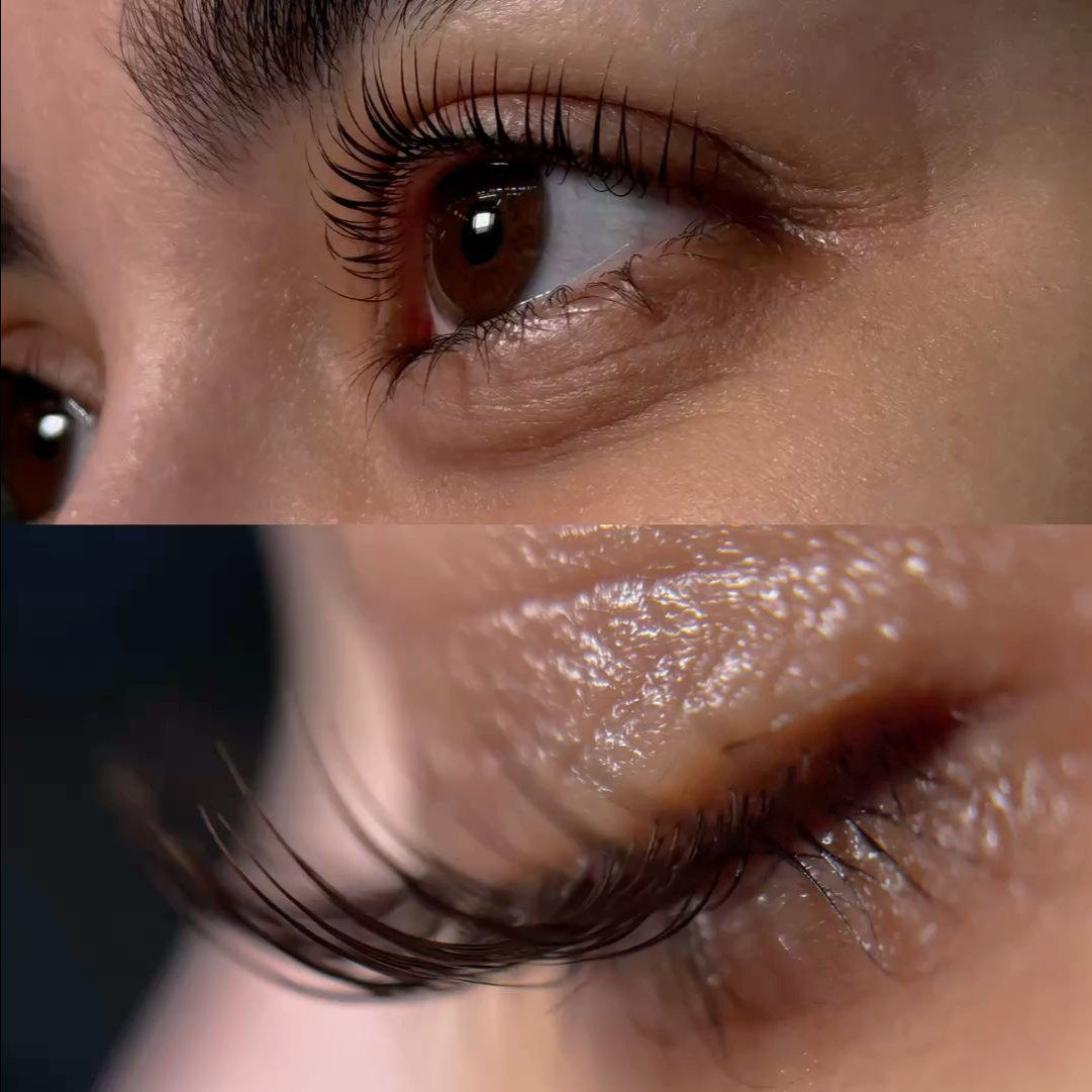 Kore kirpik liftingi (boyama ile) / Корейское ламинирование ресниц с окрашиванием